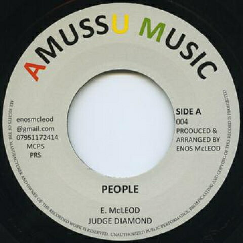 7” Judge Diamond (Mighty Diamonds People / Dub AMM004 Amussu Music /00080