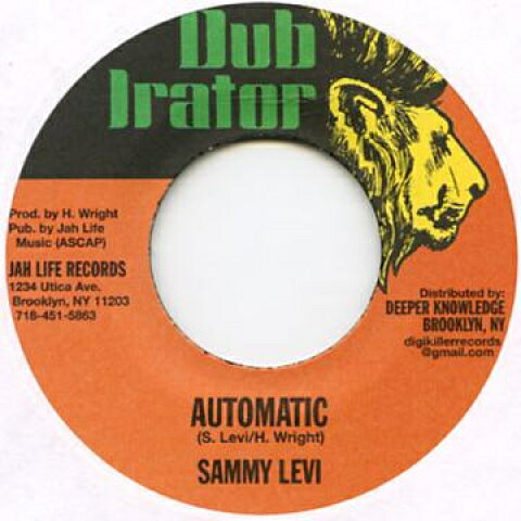 7” Sammy Levy / Jah Life Automatic / Dub In The Area DKR061 Dub Irator/Digikille /00080