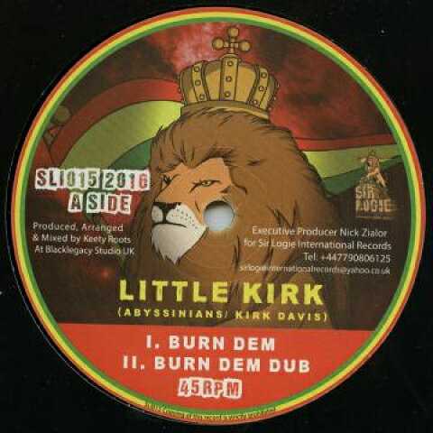 10” Little Kirk / Stasax (Stamina Burn Dem Dub / Satta Steppa Dub SLI015 Sir Logie Int. UK /00110