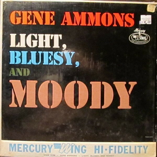LP Gene Ammons Light, Bluesy And Moody MGW12156W Mercury Wing /00260