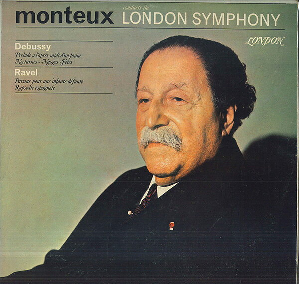 LP Pierre Monteux, London Symphon Debussy Prelude A Lapres Midi Dun Faune, Ravel Raps CM9317 LONDON /00260