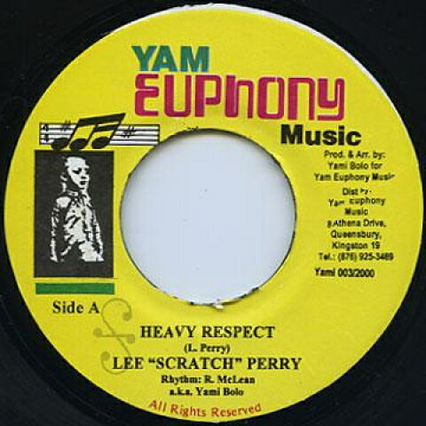 7” Lee Perry / Baby Wayne Heavy Respect / Rastaman YAMI003 Yam Euphony Music /00050
