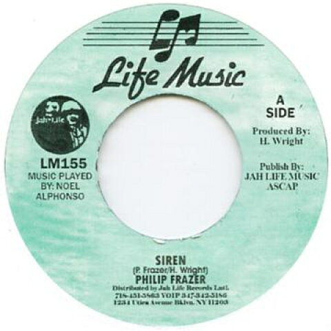7” Phillip Fraser Siren LM155 Life Music /00080