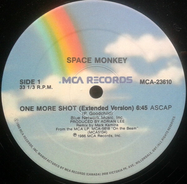 【中古】12” Space Monkey (3) One More Shot MCA23610 MCA Records /00250