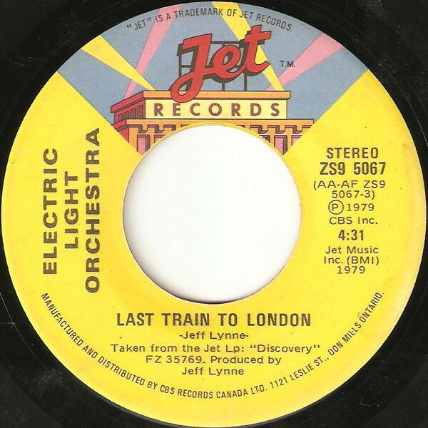 【中古】7” Electric Light Orchestra Last Train To London ZS95067 Jet Records /00080
