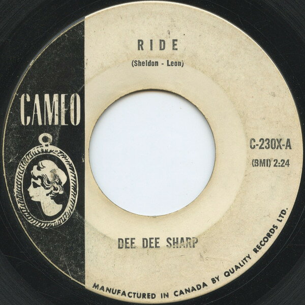 【中古】7” Dee Dee Sharp Ride / The Night C230X Cameo /00080