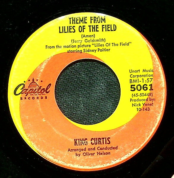 【中古】7” King Curtis Theme From Lilies Of The Field (Amen) 5061 Capitol Records /00080