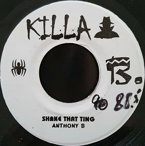 【中古】7インチ Anthony B Shake That Ting NONE Killa B.