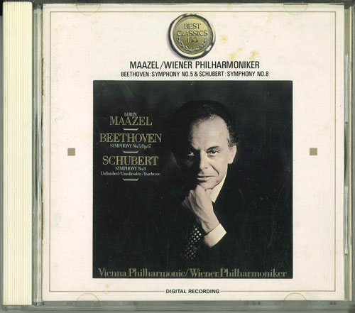 【中古】CD ロリン・マゼール ベートーヴェン：交響曲第5番「運命」／シューベルト： 30DC703 /00110 recordcity-11093632 RECORD CITY 楽天市場店 パッケージ画像