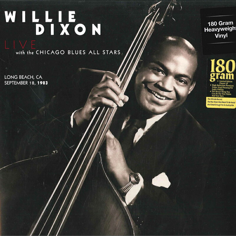 【新品】LP Willie Dixon, Chicago Blues Al Live Long Beach, California - 1983 ...