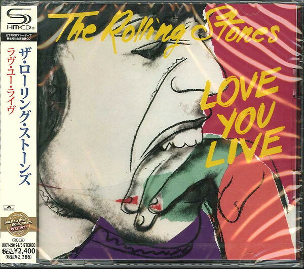 2discs CD Rolling Stones Love You Live UICY201945 Polydor 未開封 /00220