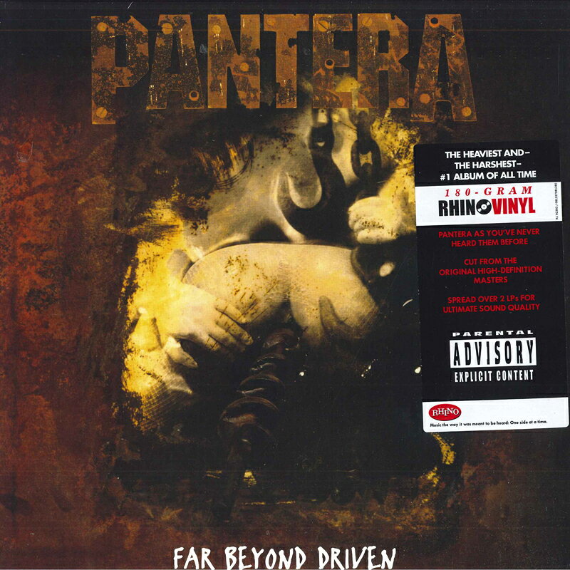 【新品】2discs LP Pantera Far Beyond Driven (180g) R192302 EASTWEST 未開封 /00660