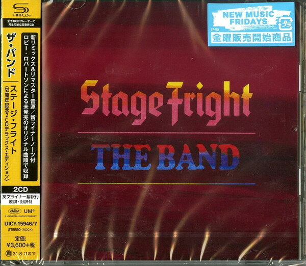 2discs CD Band Stage Fright UICY159467 CAPITOL 未開封 /00220