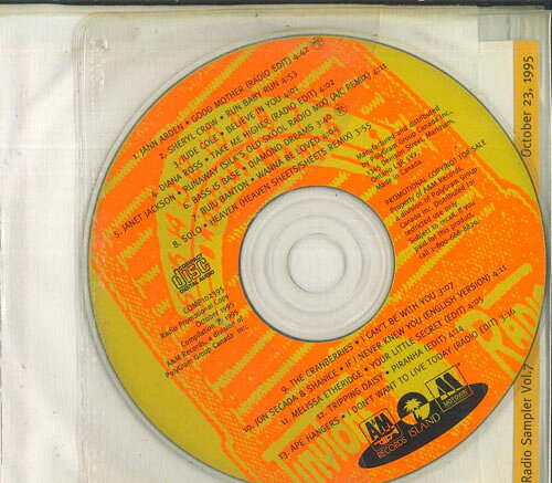 CD Various A&amp;m/Island/Motown Radio Sampler Vol. 7 (October 23, COMP102395 A&amp;M RECORDS, ISLAND プロモ /00110
