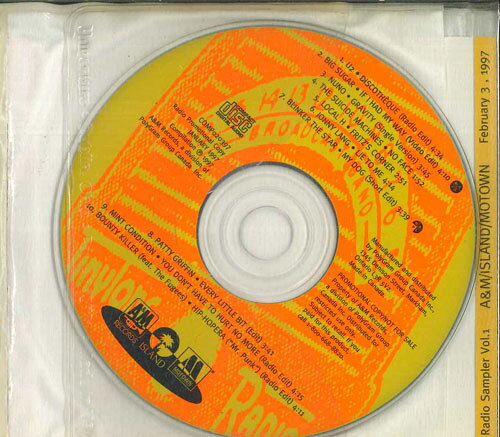 CD Various A&amp;m/Island/Motown Radio Sampler Vol. 1 (February 3, COMP020397 A&amp;M RECORDS, ISLAND プロモ /00110