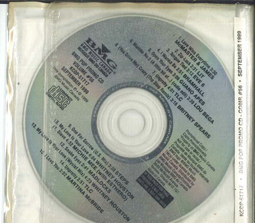 CD Various Bmg Pop Promo Cd Compilation #56 KCDP51717 BMG MUSIC CANADA プロモ /00110