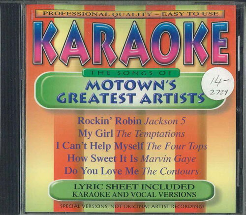 CD Various Kataoke Motowns Greatest Artist 608492 BCI MUSIC /00110