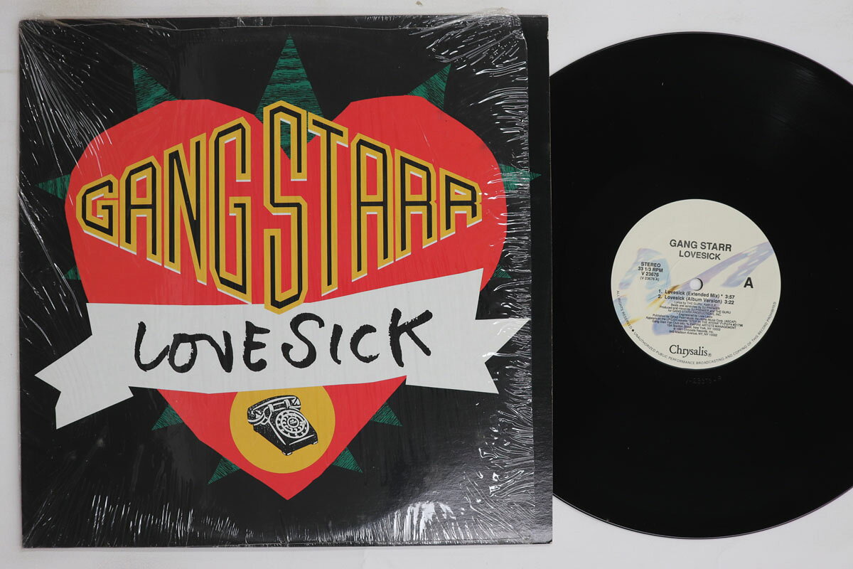 【中古】12インチ Gang Starr Lovesick V23676 Chrysalis