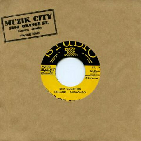 7” Roland Alphonso Ska Culation DSRCS7019 Studio One/Dub Store Japan Vinyl /00045