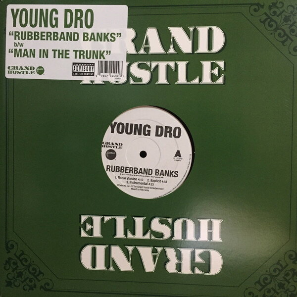 【中古】12インチ Young Dro Rubberband Banks / Man In The Trunk 094409 Grand Hustle, Atlant