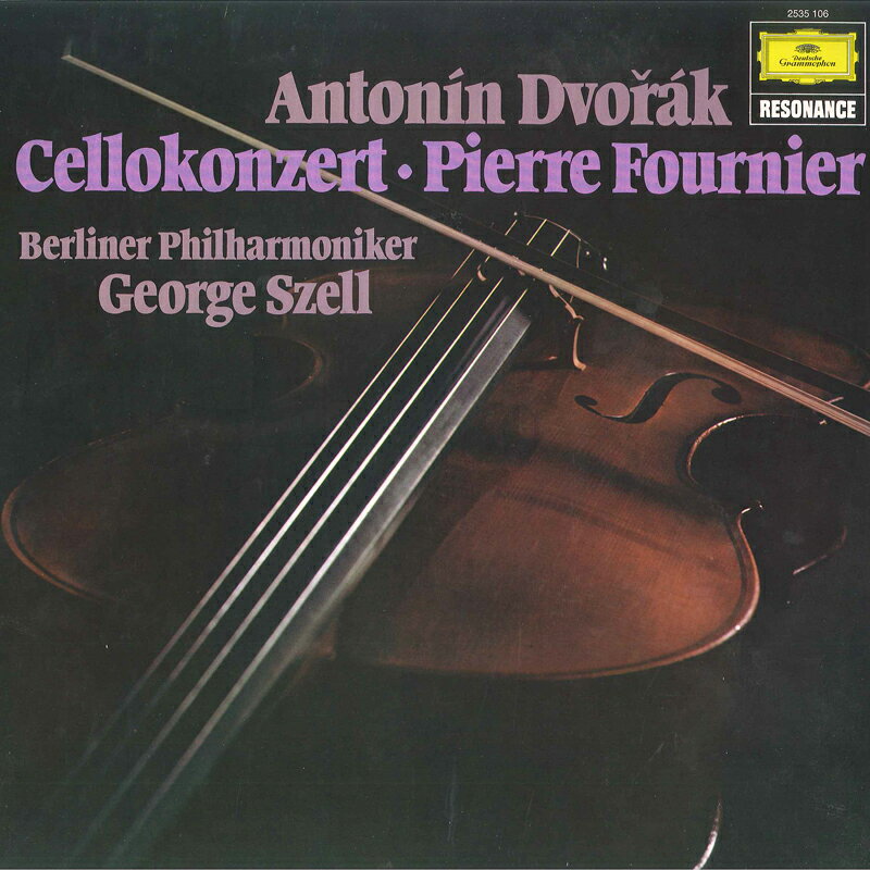 LP Pierre Fournier, George Szell, Dvorak: Cellokonzert Oierre Fournier 2535106 DEUTSCHE GRAMMOPHON /00260