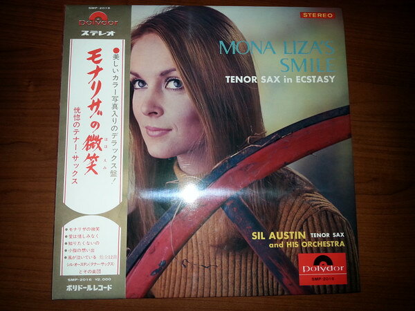 LP Sil Austin &amp; His Orchestra Mona Lizas Smile / Tenor Sax In Ecstasy SMP2016 POLYDOR /00400