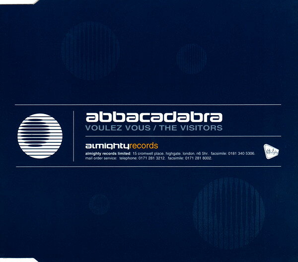 CD Abbacadabra Voulez Vous / The Visitors CDALMY73 Almighty Records /00110