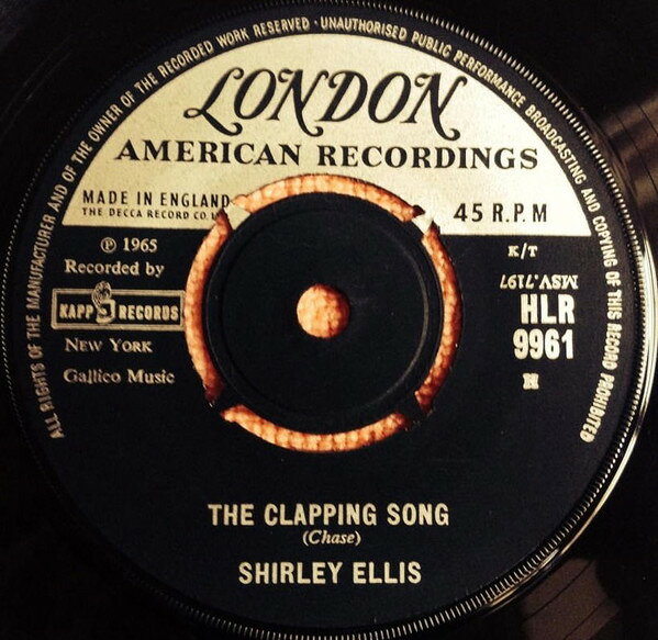 【中古】7インチ Shirley Ellis Clapping Song / This Is Beautiful HLR9961 LONDON, LONDON AMERI