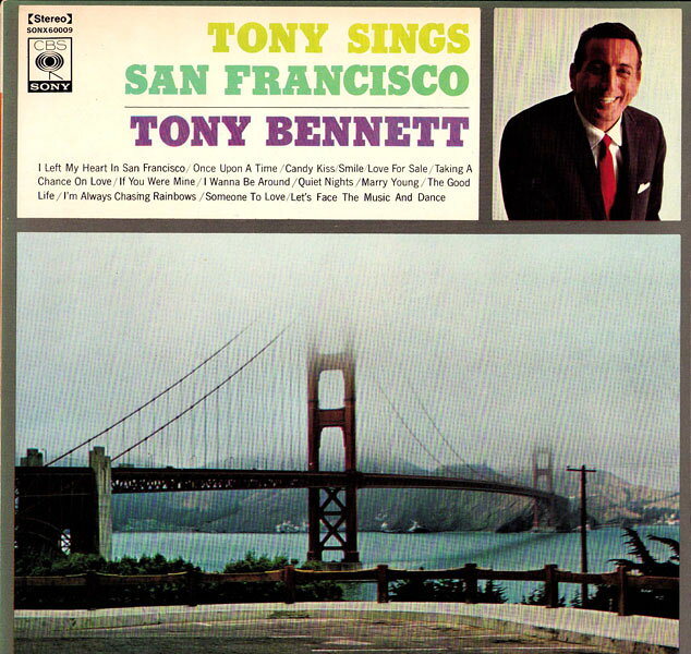 LP Tony Bennett Tony Sings ”san Francisco” SONX60009 CBS SONY /00400