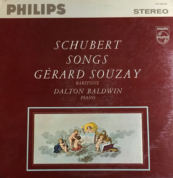 【中古】LP Gerard Souzay, Dalton Baldwin Schubert: A Recital of Songs PHS900007 Philips /00260