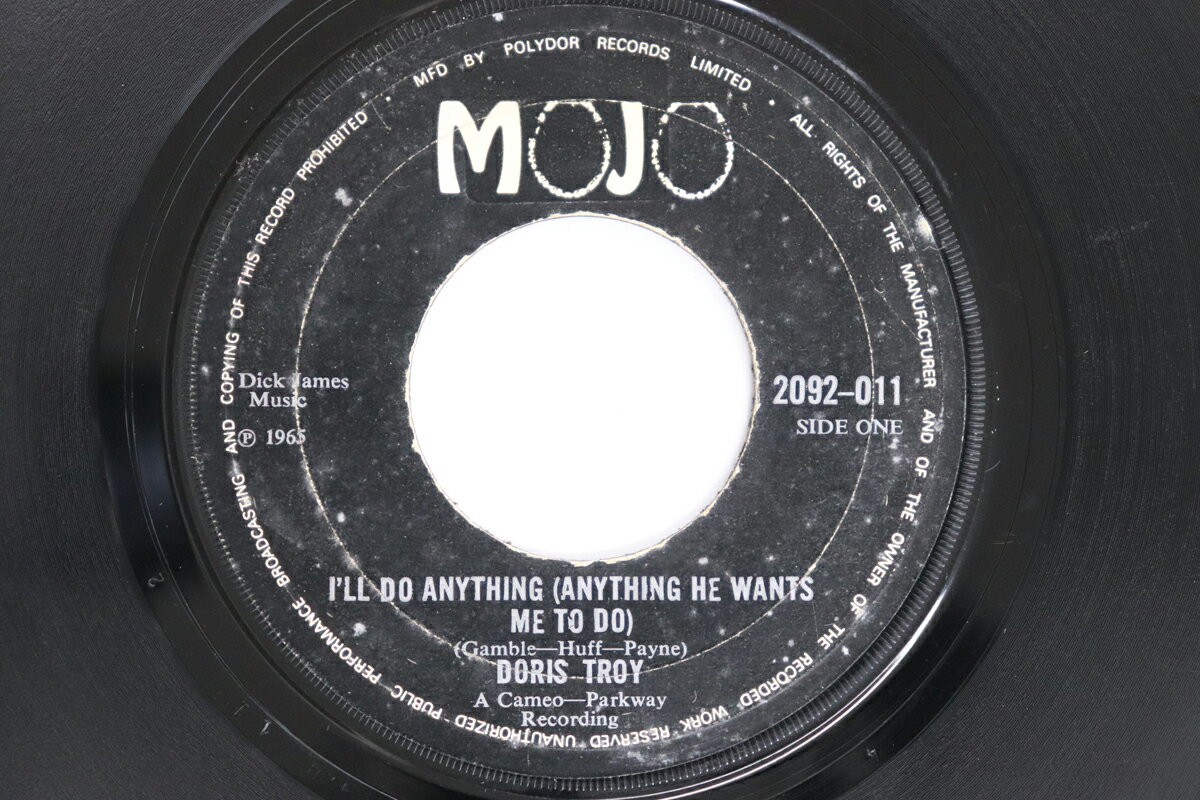 【中古】英7” Doris Troy Ill Do Anything (Anything He Wants Me To Do) / But 2092011 MOJO /00080