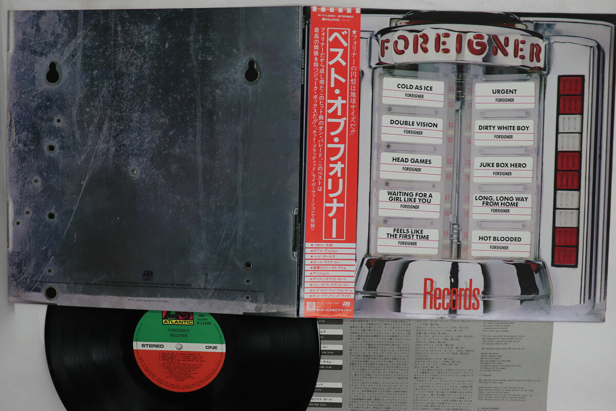 LP Foreigner Records (Die Cut Sleeve) P11320 ATLANTIC /00400
