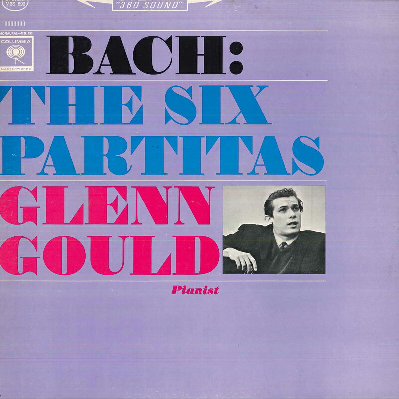 2discs LP Glenn Gould Bach:the Six Partitas M2S693 COLUMBIA /00660