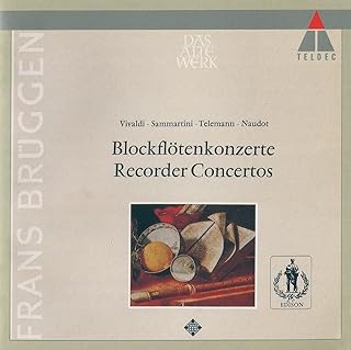 【中古】CD フランス・ブリュッヘン ブロックフルーテ協奏曲集 WPCC5330 Teldec /00110