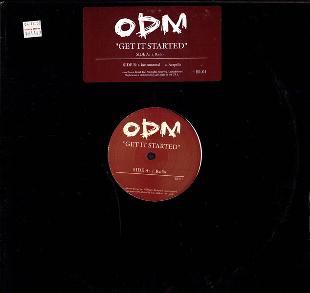 12” ODM Get It Started BR01 BROWN ROYAL RECORDS /00250