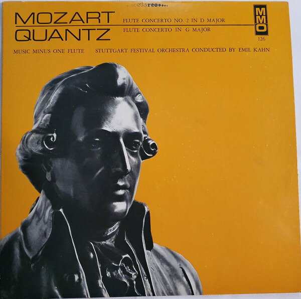 【中古】LP Stuttgart Festival Orchestra C Mozart: Flute Concerto No. 2 In D Major Orchestral MMO126 Music Minus One