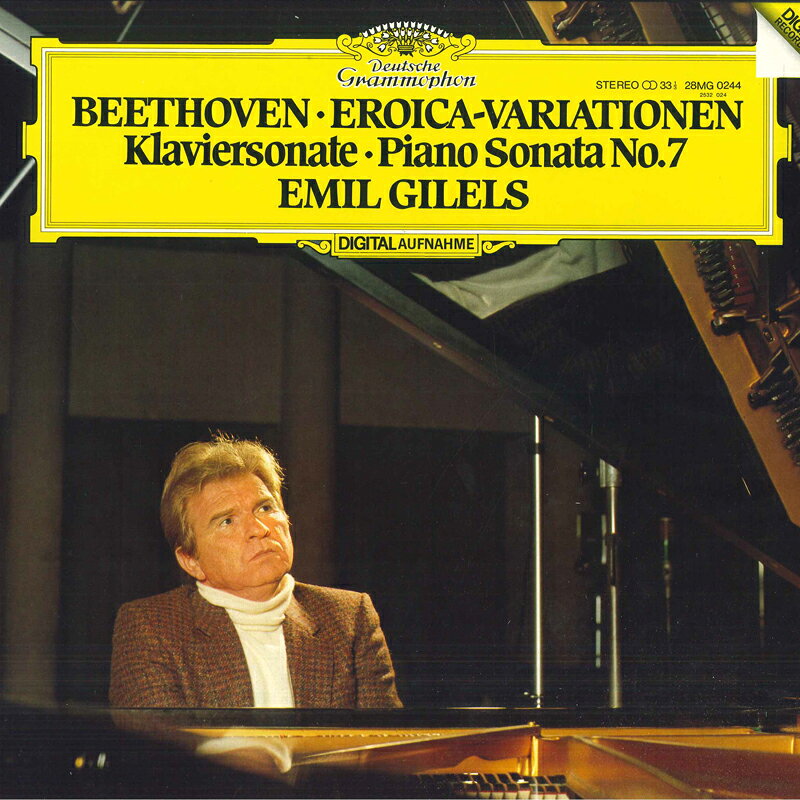 LP VI-28196 ヴィヴァルディ28MG024 Eroica-variationen / Klaviersonate / Piano Sonata N 28MG0244 DEUTSCHE GRAMMOPHON /00260