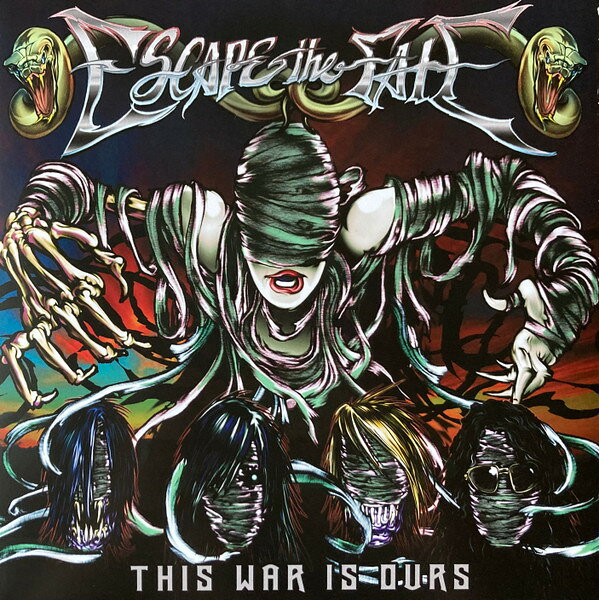 LP Escape The Fate This War Is Ours (White With Red And Green Splatter 869261 EPITAPH 未開封 /00250