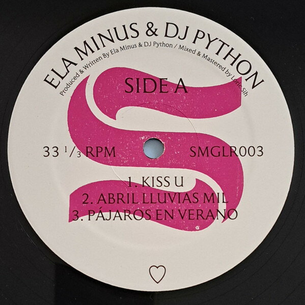 【新品】12” Ela Minus, DJ Python Heart SMGLR003 Smugglers Way 未開封 /00250