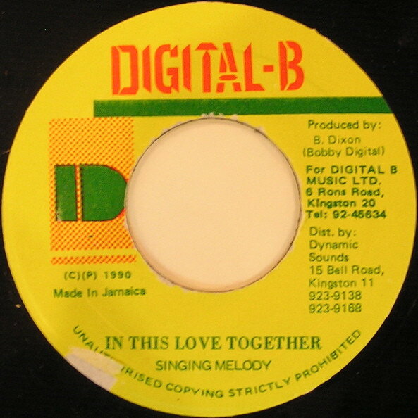 7” Singing Melody In This Love Together none Digital-B /00080