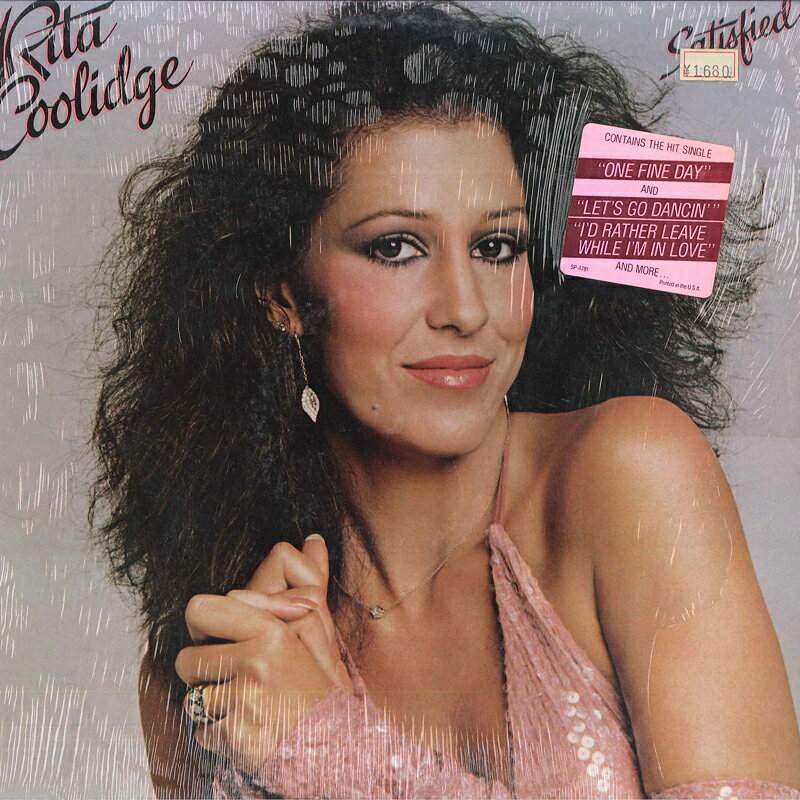 【中古】LP Rita Coolidge Satisfied SP4781 A&amp;M /00260