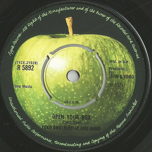 7” John Lennon, Plastic Ono Band Power To The People R5892 APPLE /00080