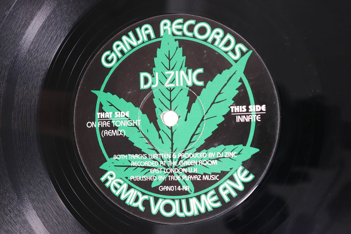 【中古】12” DJ Zinc Remix Volume Five GAN014 Ganja /00250