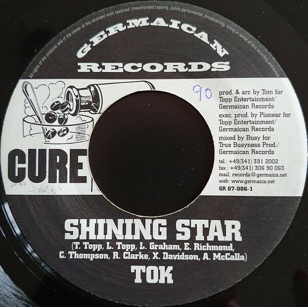 7” T.O.K. Shining Star GR070061 Germaican Records /00080