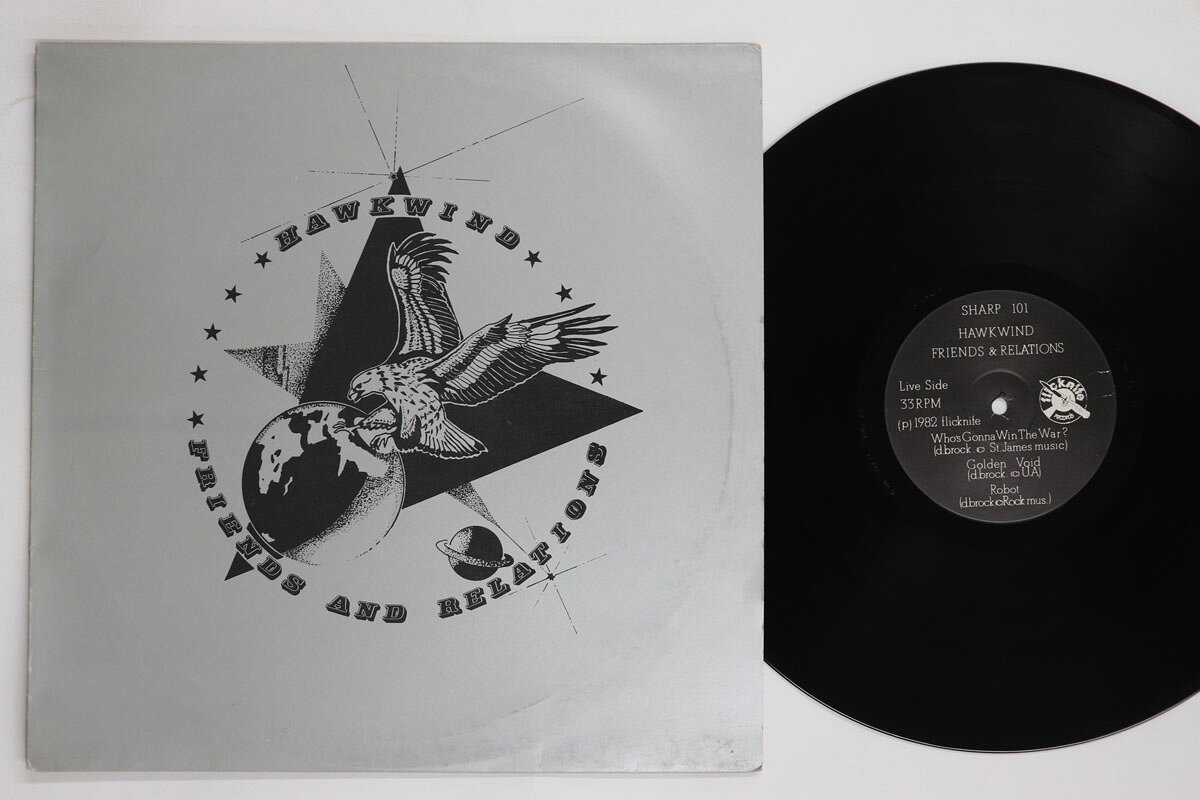 LP Various Hawkwind Friends &amp; Relations SHARP101 FLICKNIFE /00260