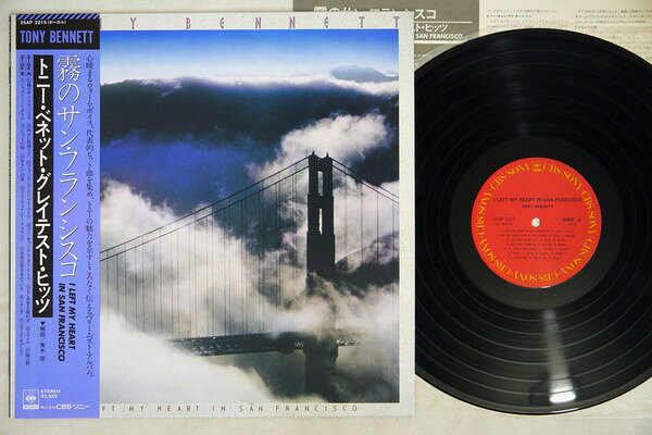 LP Tony Bennett I Left My Heart In San Franc 25AP2215 CBS SONY Japan Vinyl /00260