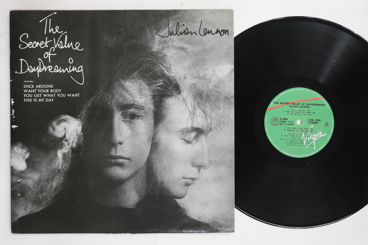 【中古】LP Julian Lennon Secret Value Of Daydreaming V4665 Virgin /00260