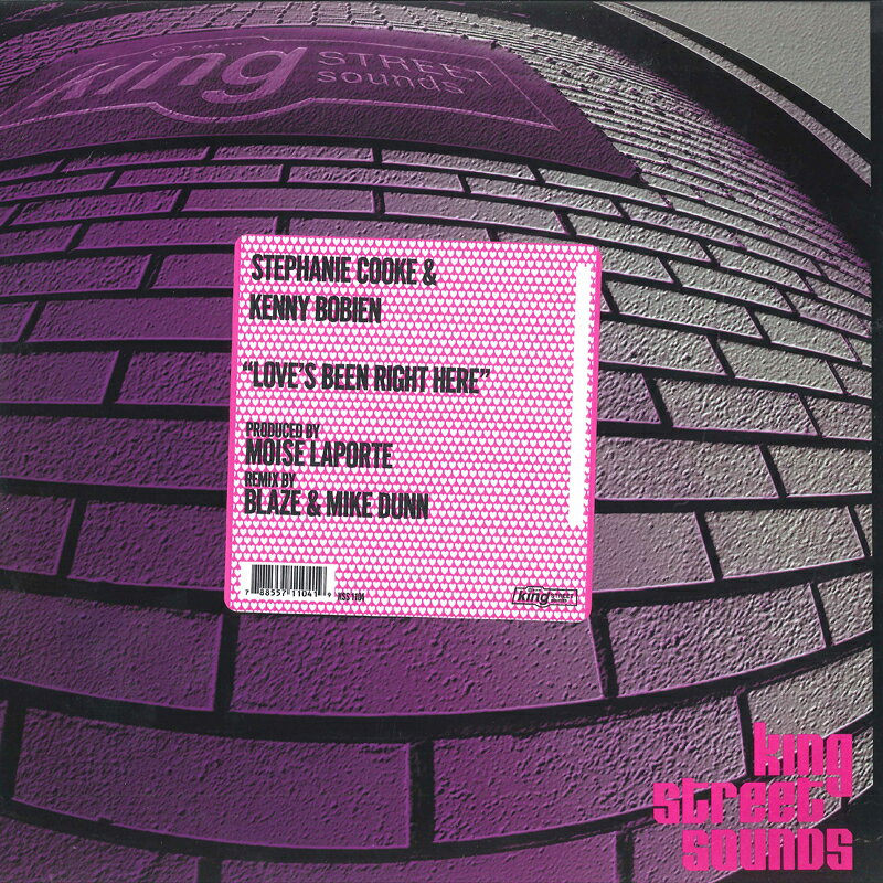 12” Stephanie Cooke &amp; Kenny Bobien Loves Been Right Here KSS1104 KING STREET /00250