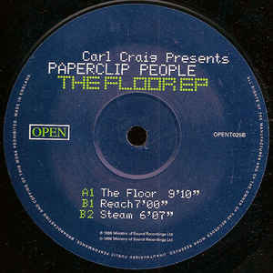 12” Carl Craig, Paperclip People The Floor EP OPENT025 Open /00250