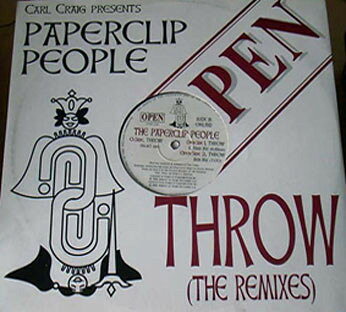 12” Carl Craig, Paperclip People Throw (The Remixes) OPENT004 Open /00250
